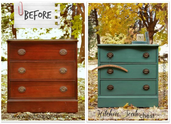 kitchen scale chest before and after